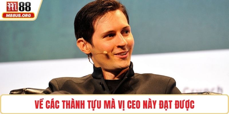 Về các thành tựu mà vị CEO này đạt được